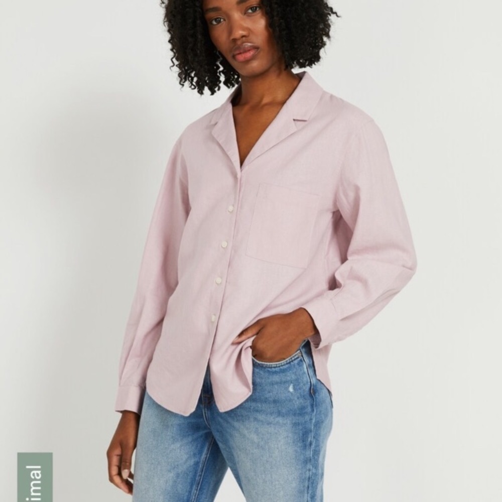 Frank & oak camp collar shirt